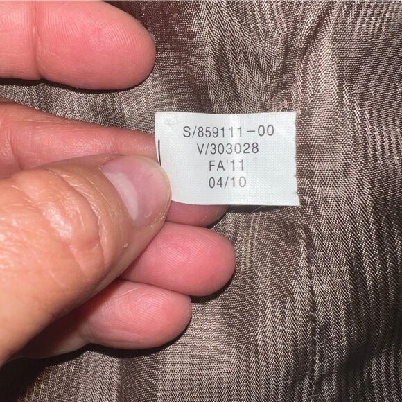 Banana Republic Genuine buttery Leather vest taupe — Sz S | Vintage | Exc. Cond - Picture 9 of 10